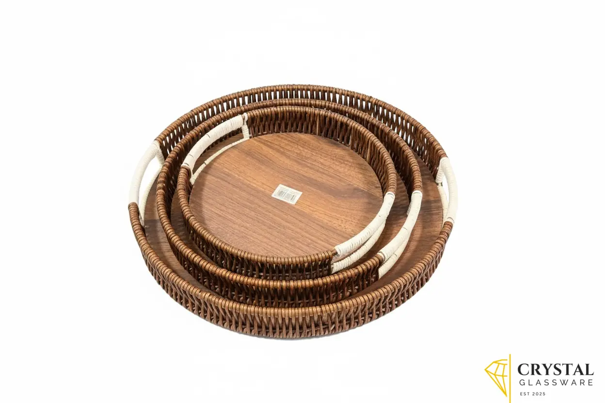 Round 3Pcs Tray Set 